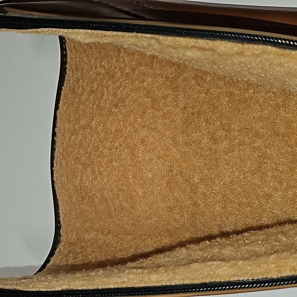 Vintage Sears Rainboots Boots Sherpa Fleece Side Zip Waterproof USA Brown Tan 7 - Picture 13 of 16